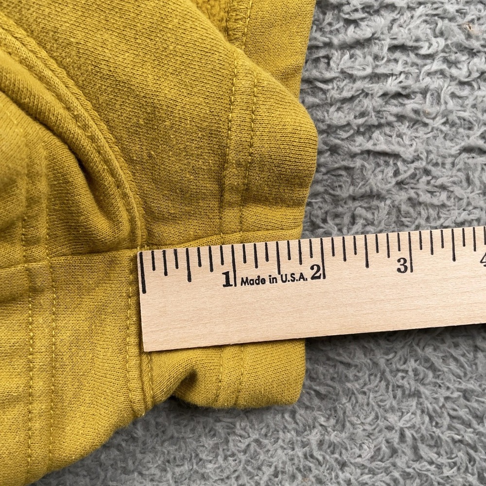 The North Face Shorts Womens Small Yellow Fleece Sweat Lounge Elastic Waist - Picture 6 of 10